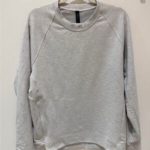 Lululemon Light Gray Crew Neck Men's Sweatshirt